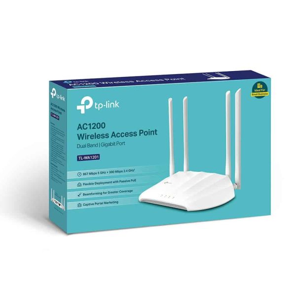 TP-Link TL-WA1201 draadloos toegangspunt (WAP) 867 Mbit/s Wit Power over Ethernet (PoE) (TL-WA1201(EU))