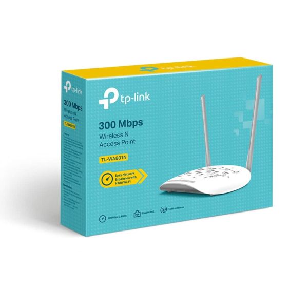 TP-Link TL-WA801N draadloos toegangspunt (WAP) 300 Mbit/s Wit Power over Ethernet (PoE) (TL-WA801N(EU))
