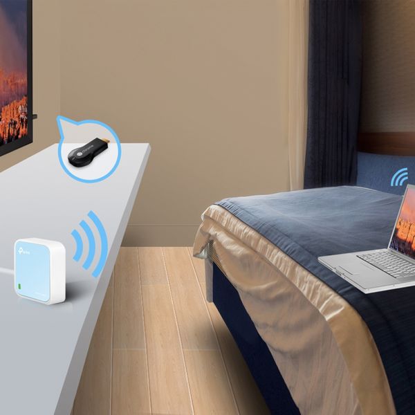 TP-Link TL-WR802N draadloze router Fast Ethernet Single-band (2.4 GHz) Blauw, Wit (TL-WR802N(EU))