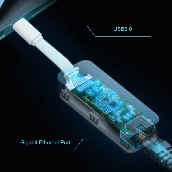 TP-Link UE300C netwerkkaart Ethernet 1000 Mbit/s (UE300C(UN))