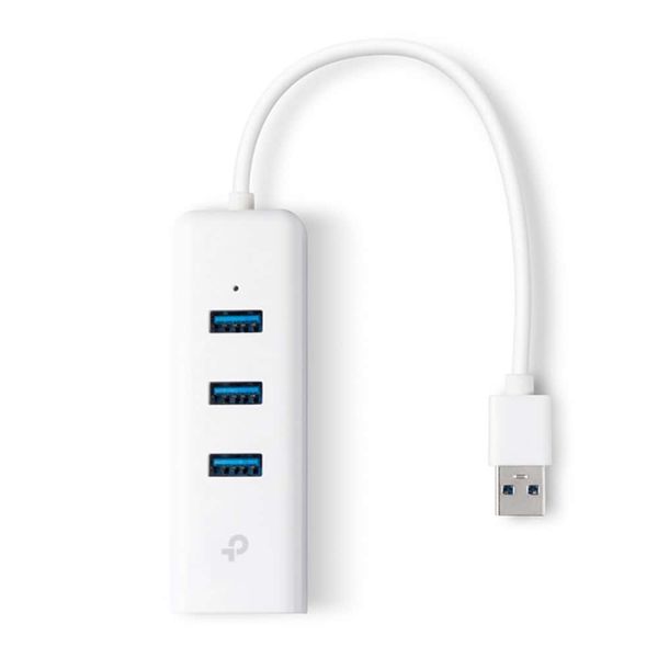 TP-Link UE330 laptop dock & poortreplicator Bedraad USB 3.2 Gen 1 (3.1 Gen 1) Type-A Wit (UE330(UN))