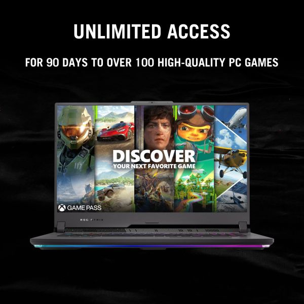 ASUS ROG Strix G17 G713PI-HX130W AMD Ryzen™ 9 7940HX Laptop 43,9 cm (17.3") Full HD 16 GB DDR5-SDRAM 1 TB SSD NVIDIA GeForce RTX 4070 Wi-Fi 6E (802.11ax) Windows 11 Home Grijs (90NR0GG4-M00AZ0)