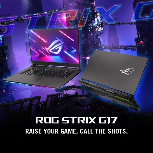 ASUS ROG Strix G17 G713PI-HX130W AMD Ryzen™ 9 7940HX Laptop 43,9 cm (17.3") Full HD 16 GB DDR5-SDRAM 1 TB SSD NVIDIA GeForce RTX 4070 Wi-Fi 6E (802.11ax) Windows 11 Home Grijs (90NR0GG4-M00AZ0)