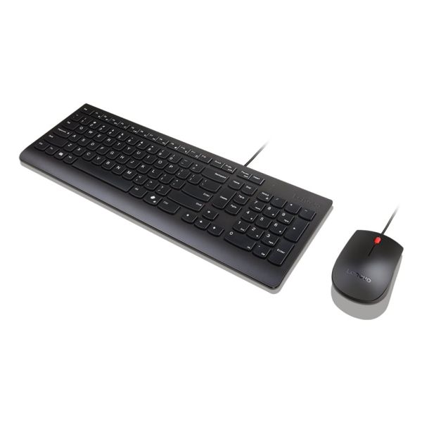 Lenovo 4X31R64434 toetsenbord Inclusief muis Thuis/Werk USB Frans, Duits, Zwitsers Zwart (4X31R64434)