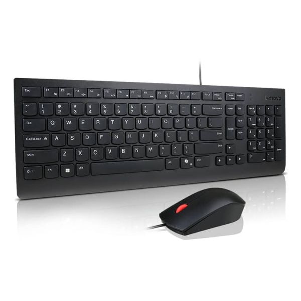 Lenovo 4X31R64434 toetsenbord Inclusief muis Thuis/Werk USB Frans, Duits, Zwitsers Zwart (4X31R64434)