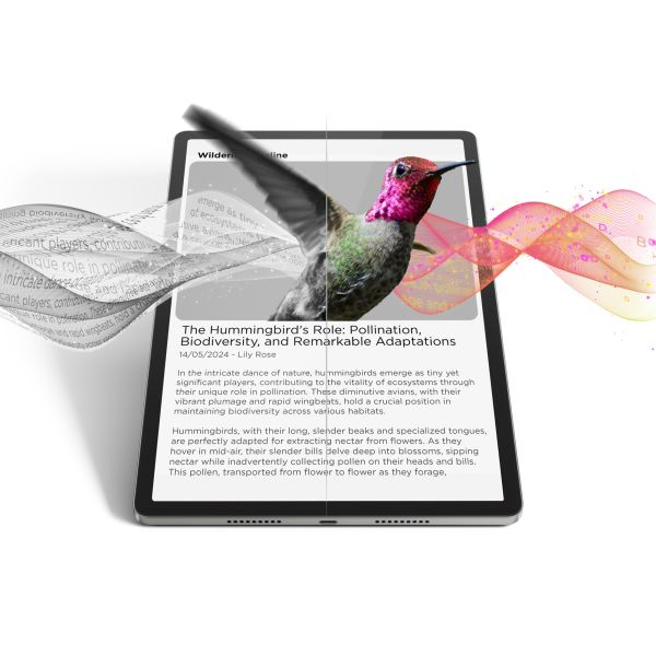Lenovo Idea Tab Pro Mediatek 256 GB 32,3 cm (12.7") 8 GB Wi-Fi 6E (802.11ax) Android 14 Grijs (ZAE40105SE)