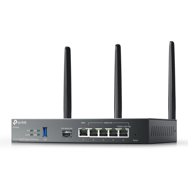 TP-Link Omada ER706W draadloze router Gigabit Ethernet Dual-band (2.4 GHz / 5 GHz) Zwart (ER706W(EU))