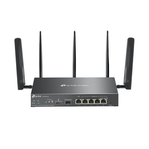 TP-Link Omada ER706W-4G draadloze router Gigabit Ethernet Dual-band (2.4 GHz / 5 GHz) Zwart (ER706W-4G(EU)) TP-Link Omada ER706W-4G draadloze router Gigabit Ethernet Dual-band (2.4 GHz / 5 GHz) Zwart (ER706W-4G(EU))