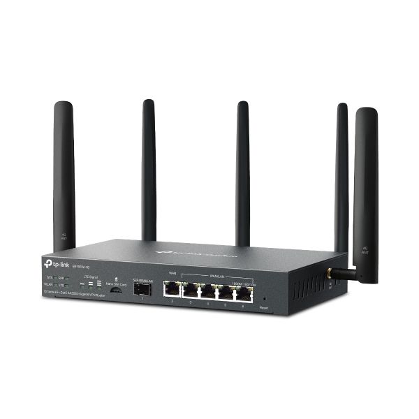 TP-Link Omada ER706W-4G draadloze router Gigabit Ethernet Dual-band (2.4 GHz / 5 GHz) Zwart (ER706W-4G(EU))