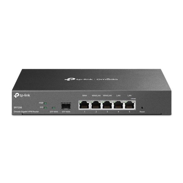 TP-Link TL-ER7206 bedrade router Gigabit Ethernet Zwart (ER7206(UN)) TP-Link TL-ER7206 bedrade router Gigabit Ethernet Zwart (ER7206(UN))