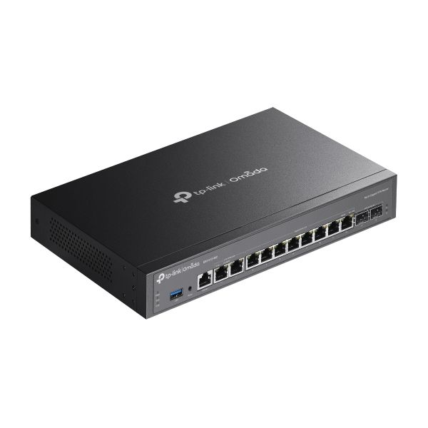 TP-Link Omada ER7412-M2 bedrade router 2.5 Gigabit Ethernet, Gigabit Ethernet Zwart (ER7412-M2(UN))