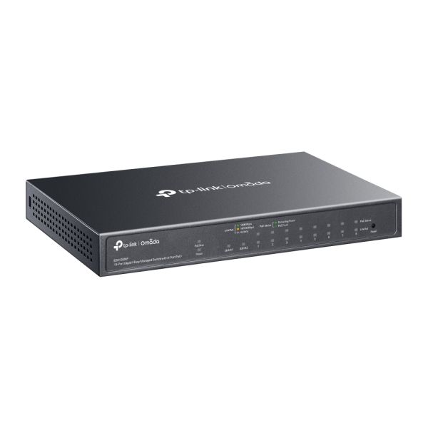 TP-Link Omada ES210GMP netwerk-switch Managed Gigabit Ethernet (10/100/1000) Power over Ethernet (PoE) Zwart (ES210GMP(UN))