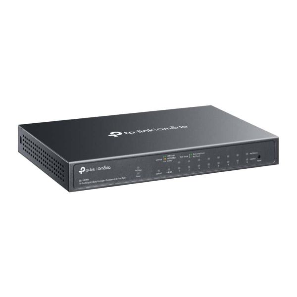 TP-Link Omada ES210GMP netwerk-switch Managed Gigabit Ethernet (10/100/1000) Power over Ethernet (PoE) Zwart (ES210GMP(UN))