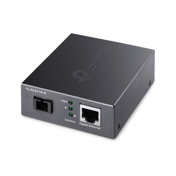 TP-Link TL-FC311A-2 netwerk media converter 1000 Mbit/s Single-mode Zwart (FC311A-2(UN)) TP-Link TL-FC311A-2 netwerk media converter 1000 Mbit/s Single-mode Zwart (FC311A-2(UN))