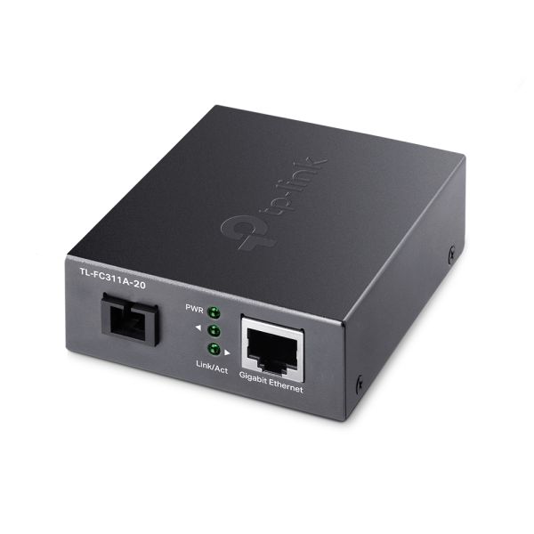 TP-Link TL-FC311A-20 netwerk media converter 1000 Mbit/s Single-mode Zwart (FC311A-20(UN)) TP-Link TL-FC311A-20 netwerk media converter 1000 Mbit/s Single-mode Zwart (FC311A-20(UN))