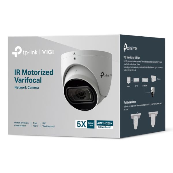 TP-Link VIGI InSight S445ZI Turret IP-beveiligingscamera Buiten 2688 x 1520 Pixels Plafond (INSIGHT S445ZI(UN))