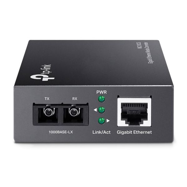 TP-Link MC210CS netwerk media converter 1000 Mbit/s 1310 nm Single-mode Zwart (MC210CS(UN))