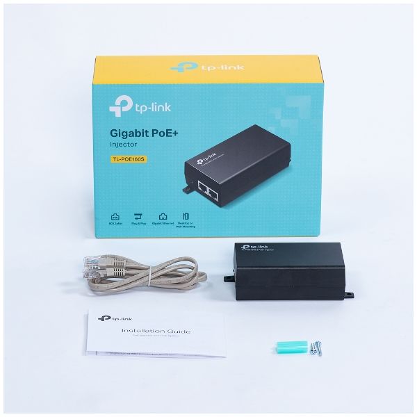 TP-Link TL-POE160S PoE adapter & injector Gigabit Ethernet (POE160S(UN))
