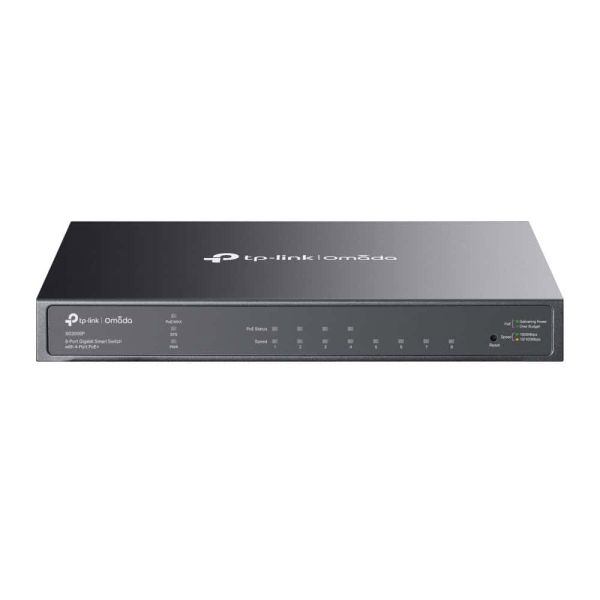 TP-Link Omada TL-SG2008P Managed L2/L2+ Gigabit Ethernet (10/100/1000) Power over Ethernet (PoE) Zwart (SG2008P(UN))
