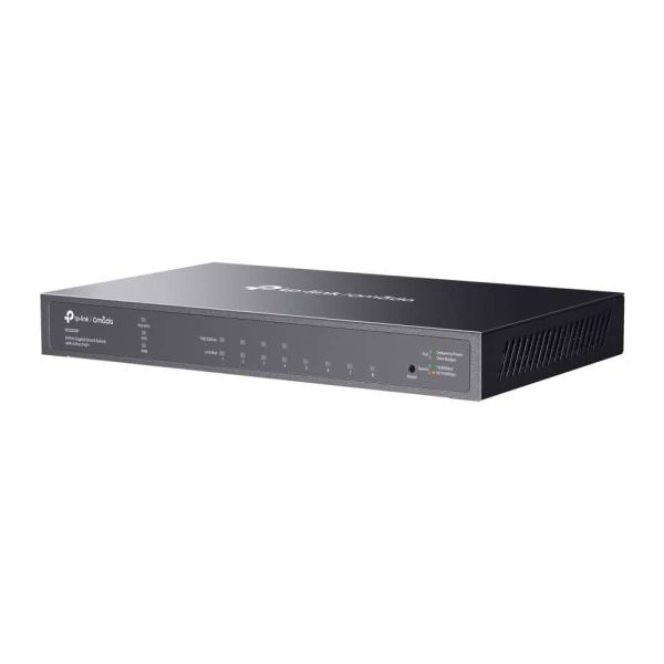 TP-Link Omada TL-SG2008P Managed L2/L2+ Gigabit Ethernet (10/100/1000) Power over Ethernet (PoE) Zwart (SG2008P(UN))