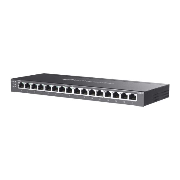 TP-Link Omada SG2016P netwerk-switch Managed L2/L2+ Gigabit Ethernet (10/100/1000) Power over Ethernet (PoE) Zwart (SG2016P(UN))