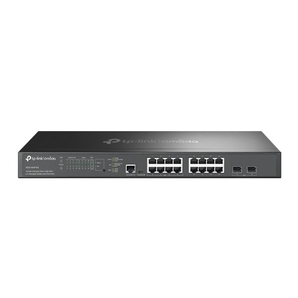 TP-Link Omada SG3218XP-M2 netwerk-switch Managed L2+ 2.5G Ethernet (100/1000/2500) Power over Ethernet (PoE) 1U Zwart (SG3218XP-M2(UN))