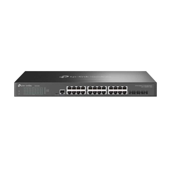 TP-Link Omada SG3428X netwerk-switch Managed L2+/L3 Gigabit Ethernet (10/100/1000) 1U Zwart (SG3428X(UN))