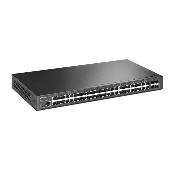 TP-Link JetStream TL-SG3452X netwerk-switch Managed L2+ Gigabit Ethernet (10/100/1000) 1U Zwart (SG3452X(UN)) TP-Link JetStream TL-SG3452X netwerk-switch Managed L2+ Gigabit Ethernet (10/100/1000) 1U Zwart (SG3452X(UN))