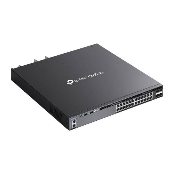 TP-Link Omada SG6428XHP netwerk-switch Managed L3 Gigabit Ethernet (10/100/1000) Power over Ethernet (PoE) 1U Zwart (SG6428XHP(UN))