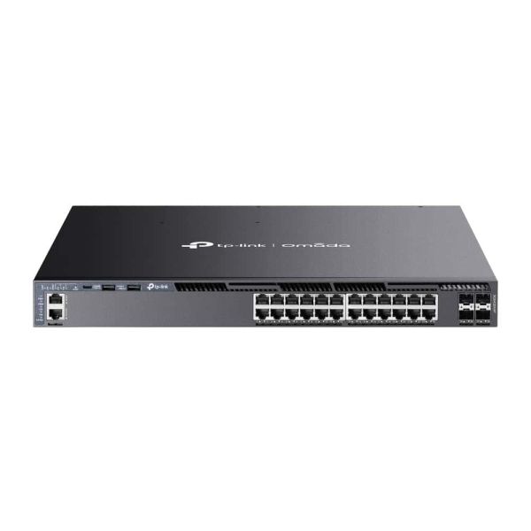 TP-Link Omada SG6428XHP netwerk-switch Managed L3 Gigabit Ethernet (10/100/1000) Power over Ethernet (PoE) 1U Zwart (SG6428XHP(UN))