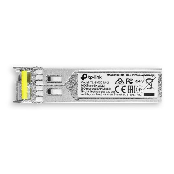 TP-Link TL-SM321A netwerk transceiver module Vezel-optiek 1250 Mbit/s SFP (SM321A-2(UN))