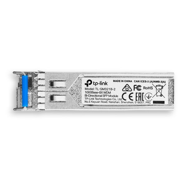 TP-Link Omada TL-SM321B netwerk transceiver module Vezel-optiek 1250 Mbit/s SFP (SM321B-2(UN))