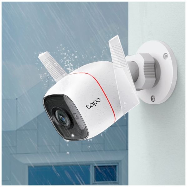 TP-Link Tapo TC65 bewakingscamera Kogel (vorm) IP-beveiligingscamera Buiten 2304 x 1296 Pixels Plafond/muur (TC65(EU))
