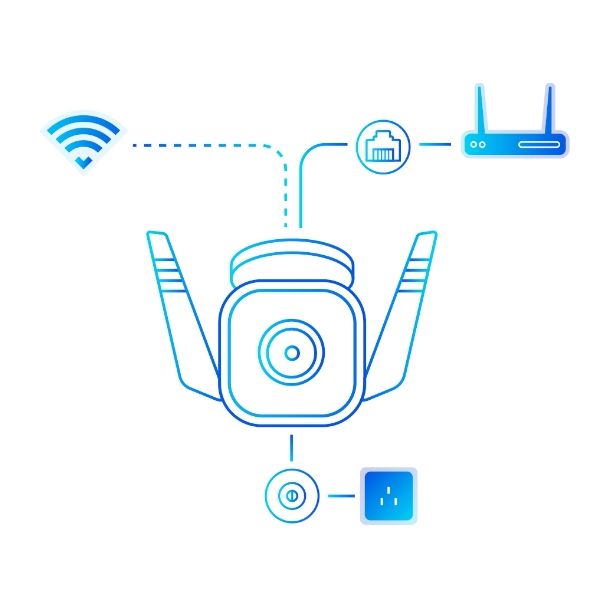 TP-Link Tapo TC65 bewakingscamera Kogel (vorm) IP-beveiligingscamera Buiten 2304 x 1296 Pixels Plafond/muur (TC65(EU))