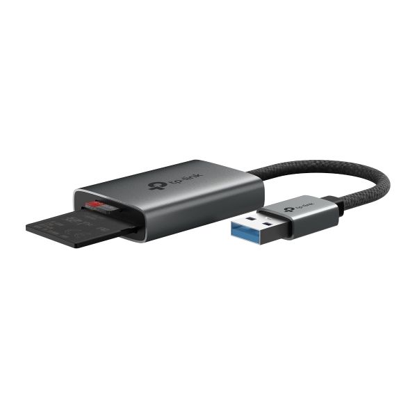 TP-Link UA430 geheugenkaartlezer USB 3.2 Gen 1 (3.1 Gen 1) Type-C Grijs (UA430(UN))