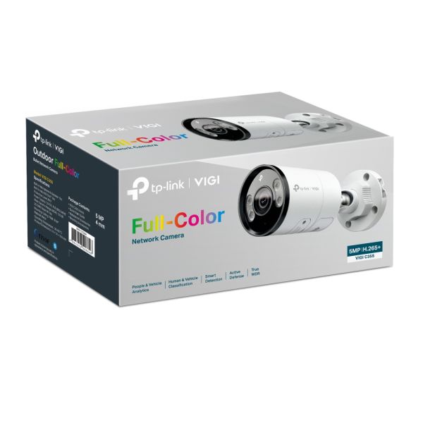 TP-Link VIGI C355 Kogel (vorm) IP-beveiligingscamera Buiten 2880 x 1620 Pixels Muur (VIGI C355(6MM)(UN))