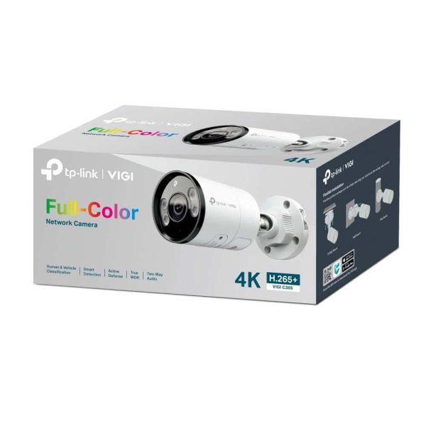 TP-Link VIGI C385 Bullet IP-beveiligingscamera Buiten 3840 x 2160 Pixels Muur (VIGI C385(2.8MM)(UN))