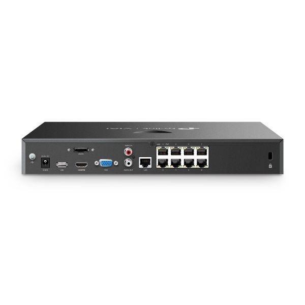 TP-Link VIGI NVR2008H-8MP Netwerk Video Recorder (NVR) Zwart (VIGI NVR2008H-8MP(UN))