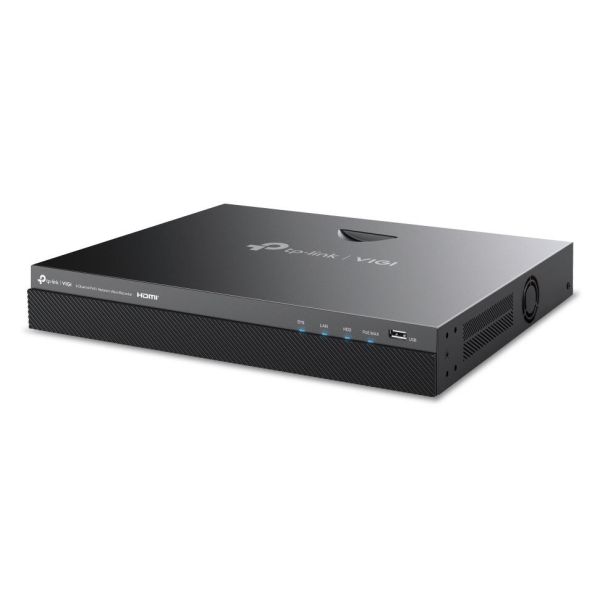TP-Link VIGI NVR2008H-8MP-2TB Netwerk Video Recorder (NVR) Zwart (VIGI NVR2008H-8MP-2TB(UN))