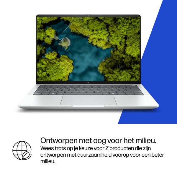 HP ZBook Ultra G1a Copilot+ PC AMD Ryzen AI Max+ PRO PRO 395 Mobiel werkstation 35,6 cm (14") Touchscreen 2.8K 128 GB LPDDR5x-SDRAM 4 TB SSD Wi-Fi 7 (802.11be) Windows 11 Pro AI Workstation, AI PC Zilver (A3ZJ2ET#ABH)
