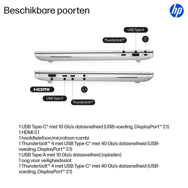 HP ZBook Ultra G1a Copilot+ PC AMD Ryzen AI Max+ PRO PRO 395 Mobiel werkstation 35,6 cm (14") Touchscreen 2.8K 128 GB LPDDR5x-SDRAM 4 TB SSD Wi-Fi 7 (802.11be) Windows 11 Pro AI Workstation, AI PC Zilver (A3ZJ2ET#ABH)