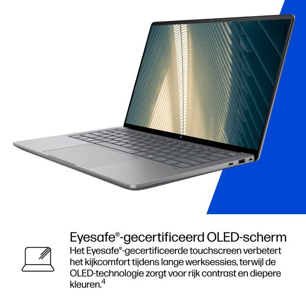 HP ZBook Ultra G1a Copilot+ PC AMD Ryzen AI Max+ PRO PRO 395 Mobiel werkstation 35,6 cm (14") Touchscreen 2.8K 128 GB LPDDR5x-SDRAM 4 TB SSD Wi-Fi 7 (802.11be) Windows 11 Pro AI Workstation, AI PC Zilver (A3ZJ2ET#ABH)