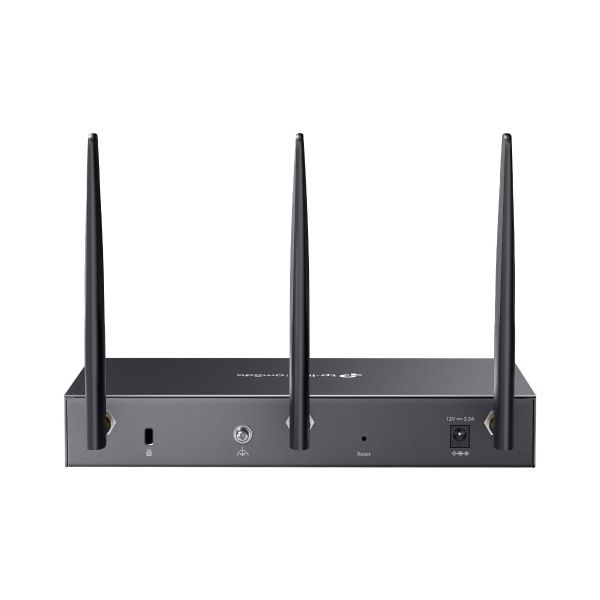TP-Link Omada AX3000 draadloze router Gigabit Ethernet Dual-band (2.4 GHz / 5 GHz) Zwart (DR3650V(EU)) TP-Link Omada AX3000 draadloze router Gigabit Ethernet Dual-band (2.4 GHz / 5 GHz) Zwart (DR3650V(EU))