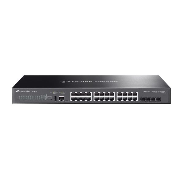TP-Link Omada SG5428X(UN) netwerk-switch Managed L3 Gigabit Ethernet (10/100/1000) Zwart (SG5428X(UN)) TP-Link Omada SG5428X(UN) netwerk-switch Managed L3 Gigabit Ethernet (10/100/1000) Zwart (SG5428X(UN))