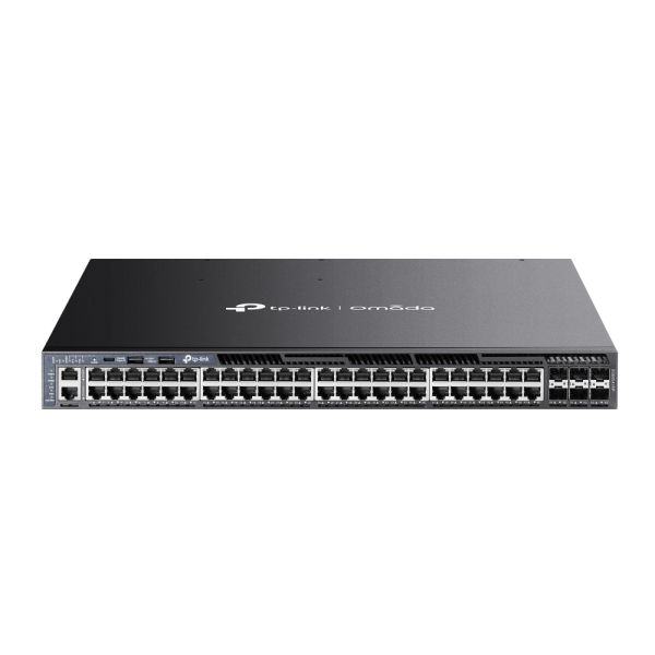 TP-Link Omada SG6654XHP netwerk-switch Managed L3 Gigabit Ethernet (10/100/1000) Power over Ethernet (PoE) 1U Zwart (SG6654XHP(UN)) TP-Link Omada SG6654XHP netwerk-switch Managed L3 Gigabit Ethernet (10/100/1000) Power over Ethernet (PoE) 1U Zwart (SG6654XHP(UN))