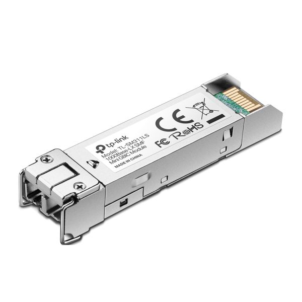 TP-Link TL-SM311LS netwerk transceiver module Vezel-optiek 1250 Mbit/s mini-GBIC/SFP 1310 nm (SM311LS(8-PACK)(UN))