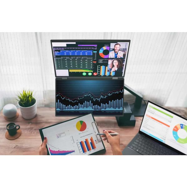 Acer PD163Qbmiuux computer monitor 39,6 cm (15.6") 1920 x 1080 Pixels Double Full HD LED Grijs (UM.ZP3EE.008)