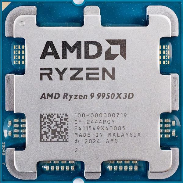 AMD Ryzen 9 9950X3D 5.7GHZ AM5 16C/32T 170W 144MB TRAY (100-000000719)