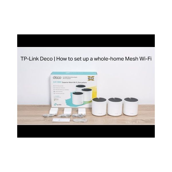 TP-Link Deco X1500 Dual-band (2.4 GHz / 5 GHz) Wi-Fi 6 (802.11ax) Wit 2 Intern (DECO X1500(3-PACK)(EU))