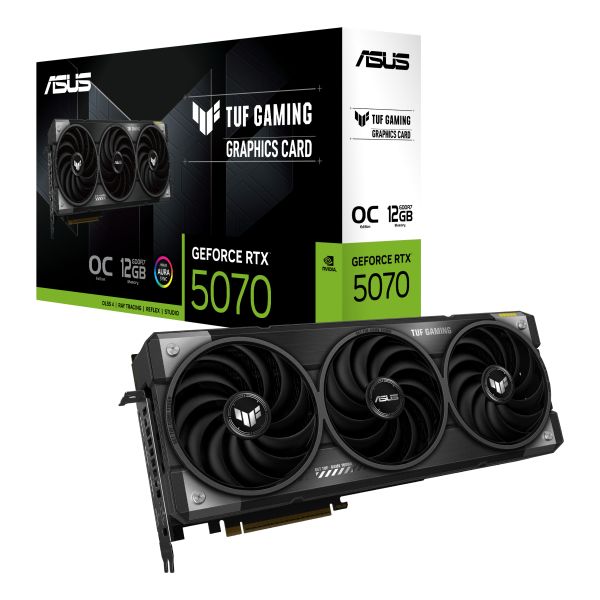 ASUS TUF Gaming TUF-RTX5070-O12G-GAMING NVIDIA GeForce RTX 5070 12 GB GDDR7 (90YV0LZ0-M0NA00)